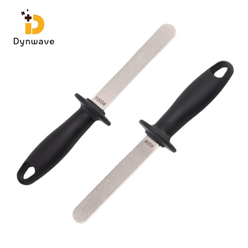 Dynwave Pro Sharpening Steel Honing Rod Stick หินลับสองด้าน 400# / 200#