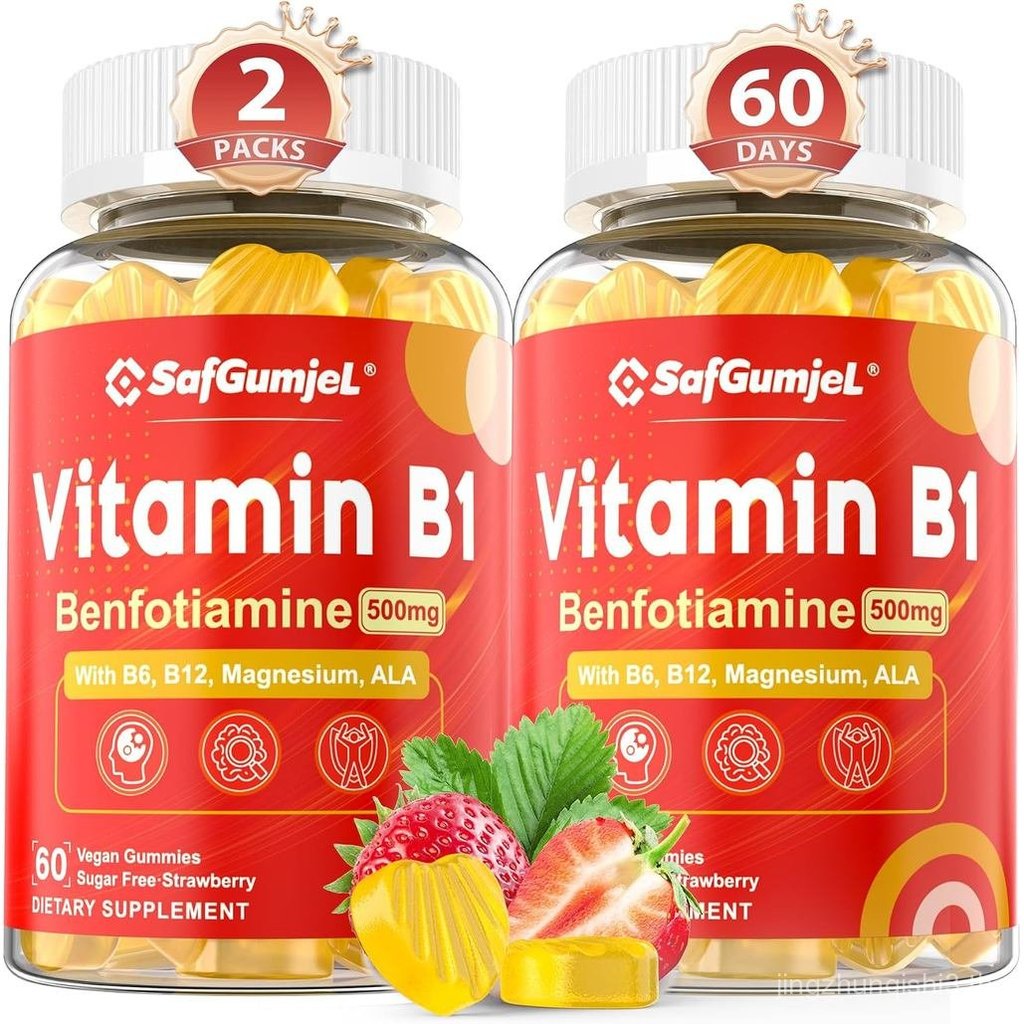 B1 Benfotiamine 500mg – B1 B6 B12 s & Magnesium