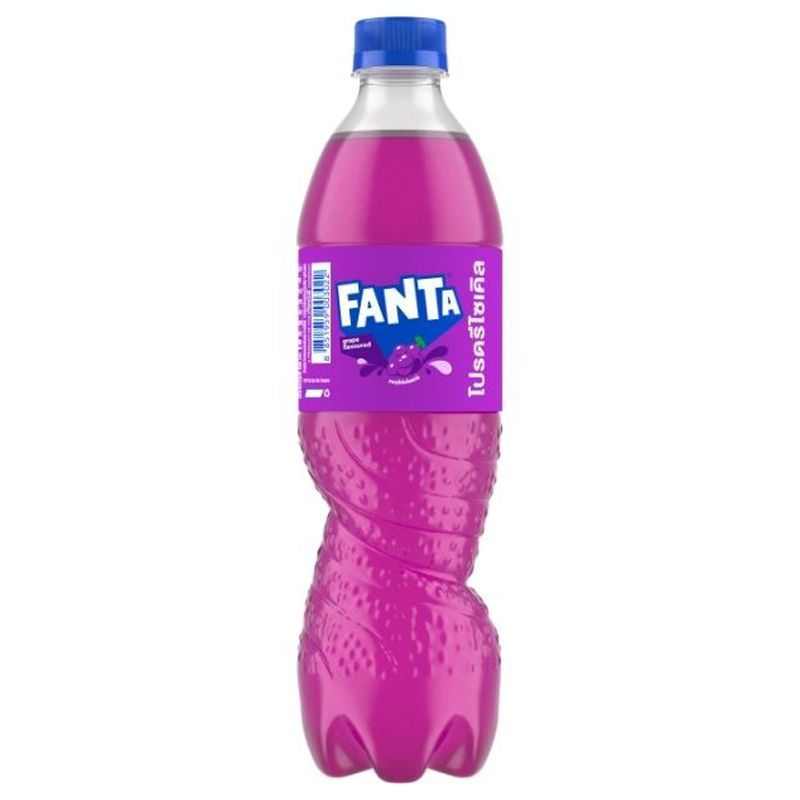 แฟนต้ากลิ่นองุ่น 500มล. Fanta Grape Flavored 500ml.