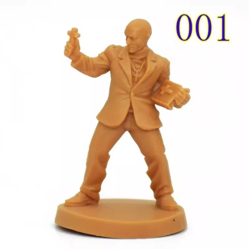 LJJ TRPG เกมกระดาน DMD Cthulhu Death May Die miniatures, 001-039 KS ขยายตัวเลขทาสีสําหรับสยองขวัญ RP
