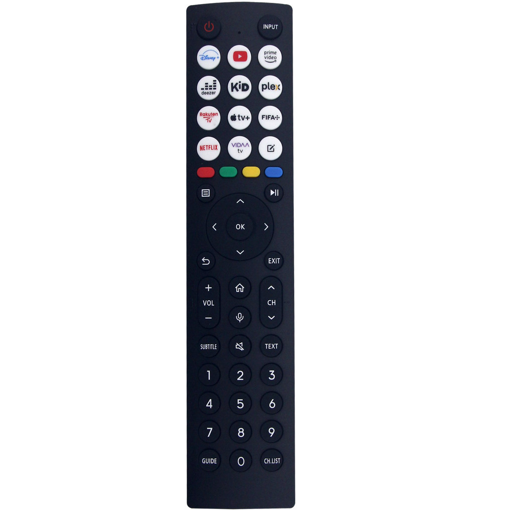 ERF2J36H รีโมทคอนโทรลใช้งานร่วมกับ Hisense TV 43A6K A22443H 75A6 A22443 อะไหล่ (ไม่มีเสียง)