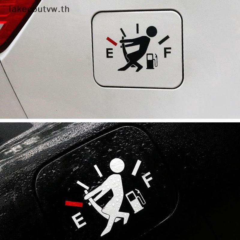 LK ใหม่ 1PC รถตลก Stiers การใช้แก๊สสูง Decal การใช้ Gage ที่ว่างเปล่า Stiers กันน้ํา Auto ถัง Stiers