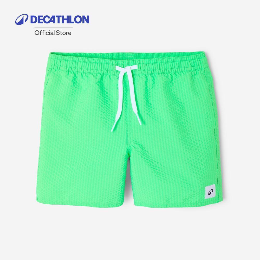 Decathlon Kids’ Surfing Swim Shorts กางเกงว่ายน้ำเนื้อผ้ามีเท็กซ์เจอร์ขาสั้นสำหรับเด็ก รุ่น 100