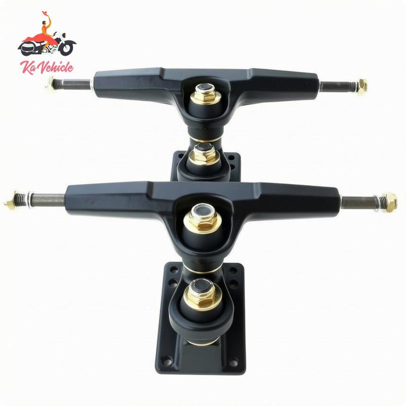 [Whstrong] Double-Kingpin Skateboard Truck High-Rebound Cast Aluminium Skateboard Truck ขนาดมาตรฐาน 