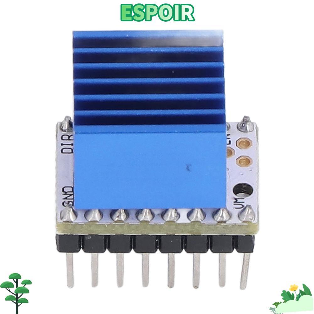 IESPOIRHA Silent Stepper Motor Module, สี่เหลี่ยมผืนผ้าสีฟ้า TMC2208 V1.2 Driver Board, อัพเกรดพลาสต