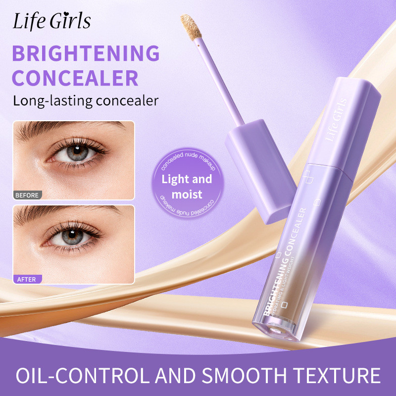 Life Girls Brightening Liquid คอนซีลเลอร์ LG8099 3g Light Moist Oil Control Long Lasting Coverage 7 