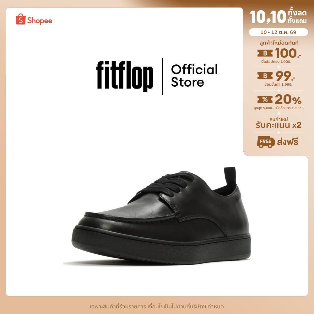 FITFLOP حذاء رجالي جلد Craft-Q Moc Derby — أسود — صورة 2