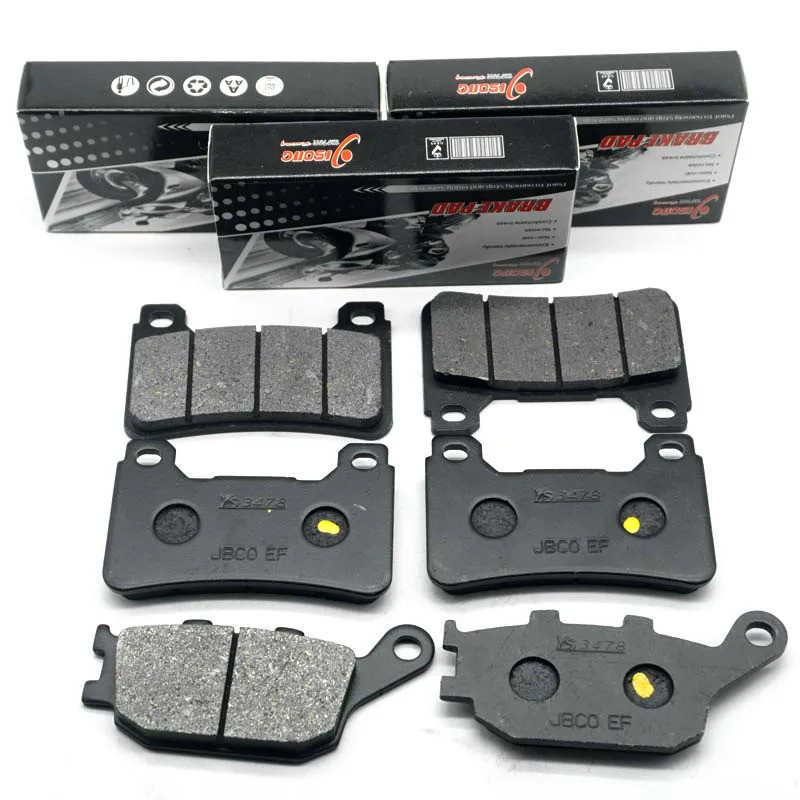รถจักรยานยนต์ด้านหน้าด้านหลังเบรคแผ่นดิสก์ชุดสําหรับ HONDA CBR1000RR Fireblade 2004 2005 CBR600RR 20