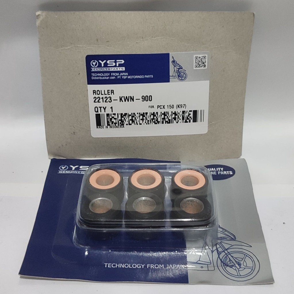 ชุดลูกกลิ้ง FCC PCX 150 22123-KWN-900 ของแท้ 100% MOTORCYCLE SPARE PARTS