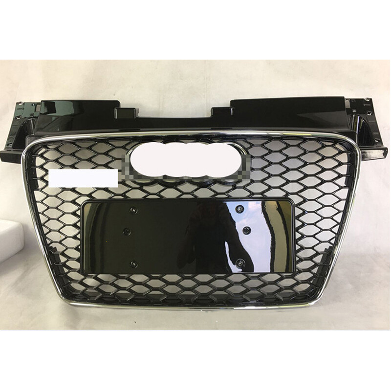 กันชนหน้าสีเงินกระจังหน้า Mod TTRS สําหรับ 2007-2014 Audi TT 8J3 SportsCar