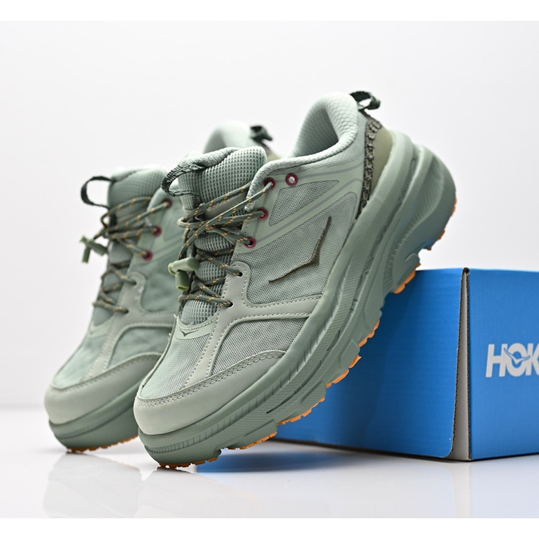 HOKA ONE ONE BONDI B3 LS รองเท้าผ้าใบดูดซับแรงกระแทกด้านล่างหนา สวมใส่ง่ายสำหรับทั้งผู้ชายและผู้หญิง