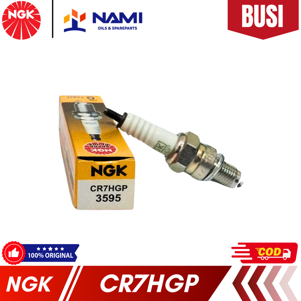*NGK CR7HGP / CR 7 HGP (G-POWER)* หัวเทียนมอเตอร์ไซค์ - ของแท้