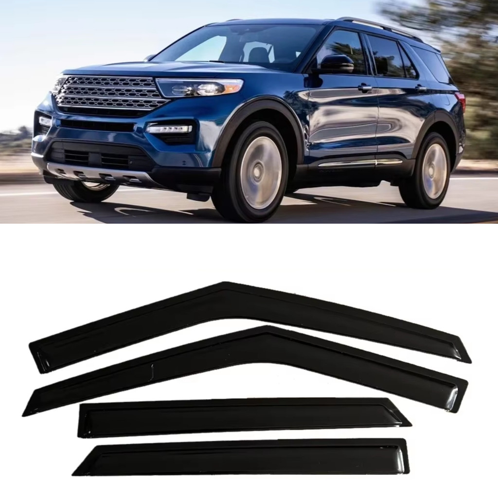สําหรับFord Explorer U625 2020 2021 2022 2023 2024 2025 Wind Deflectors Rain GuardsประตูVisor Vent S