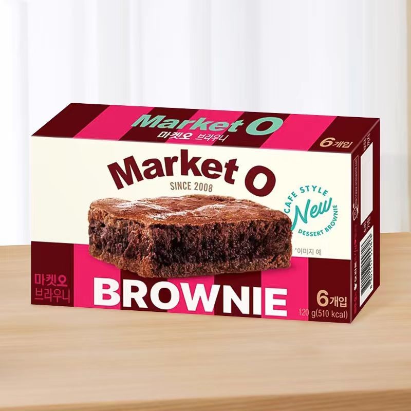 ขนมอบช็อกโกแลต 120g Orion Choco Pie ขนมเค้กช็อกโกแลตไส้ครีม อาหารว่างนำเข้า 点心休闲食品糕点 VC9O