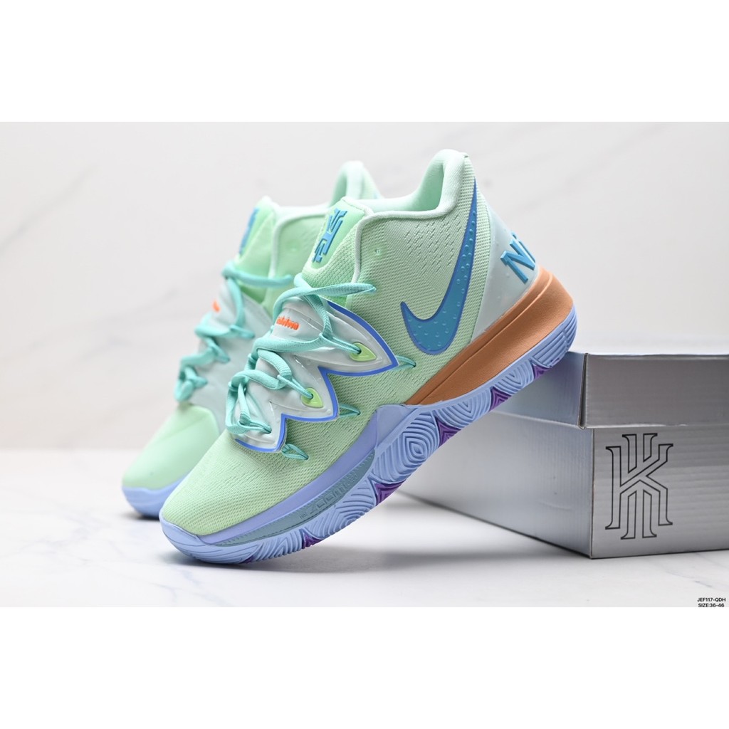 รองเท้าบาสเก็ตบอล NK Kyrie 5 ลาย Tentacle เหมือนในแอนิเมชั่น SpongeBob