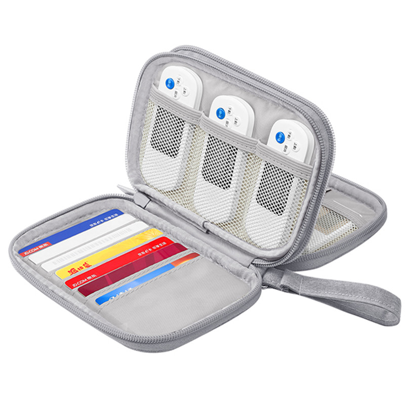 กระเป๋าเก็บบัตรธนาคาร U Disk U Shield Bag Net Silver K Bag U Disk รหัสผ่านป้องกันกรณีแบบพกพากระเป๋า 