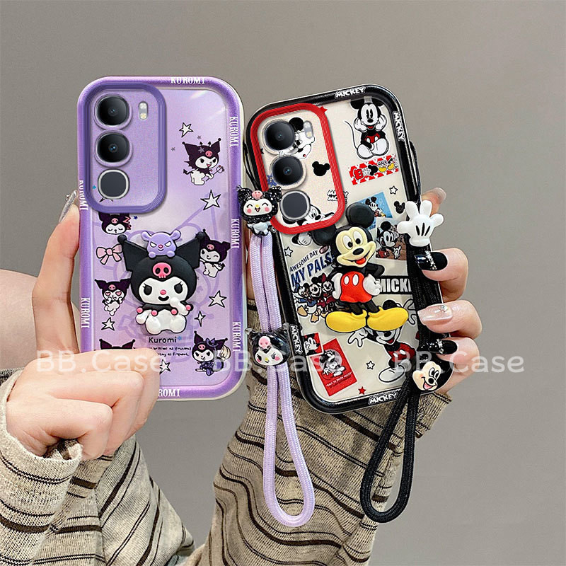 ในสต็อก เคส Phone Case VIVO Y31 Y04s VIVOY31 5G ใหม่น่ารักการ์ตูนอินเทรนด์ Kuromi Bear Doraemon 3D ต