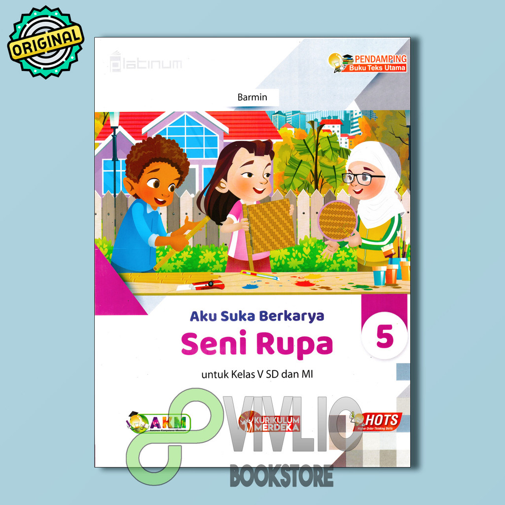 I Like Work Fine Arts 5 สําหรับโรงเรียนประถมศึกษาเกรด V และ MI Platinum Revision Tiga Serangkai