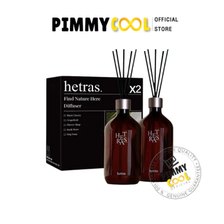 ร้านทางการ✅ Hetras ก้านไม้หอม Reed Diffuse ก้านหอม ปรับอากาศ ยอดฮิตจากเกาหลี 500ml. ซื้อ2ชิ้นฟรี Gift Box