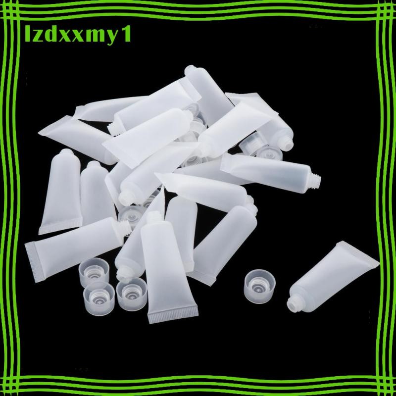 [Kiddy] Squeeze Tube Bottles Makeup Sample Storage for Balm Toothpaste Lotion 10ml