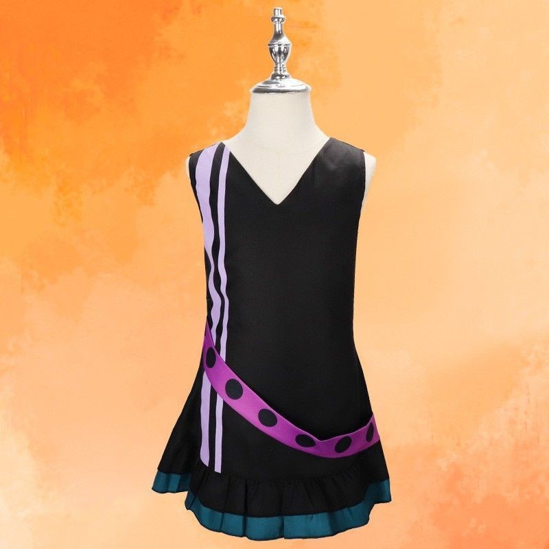 เครื่องแต่งกาย Halloween Cosplay One Piece UTA สไตล์เด็ก มาพร้อมแจ็คเก็ตและวิกผม