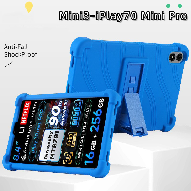 ซิลิโคนนุ่มแท็บเล็ตสําหรับ Alldocube iPlay70 Mini Pro iPlay 70Mini Pro Mini3 Mini 3 กรณี 8.4 "ขาตั้ง