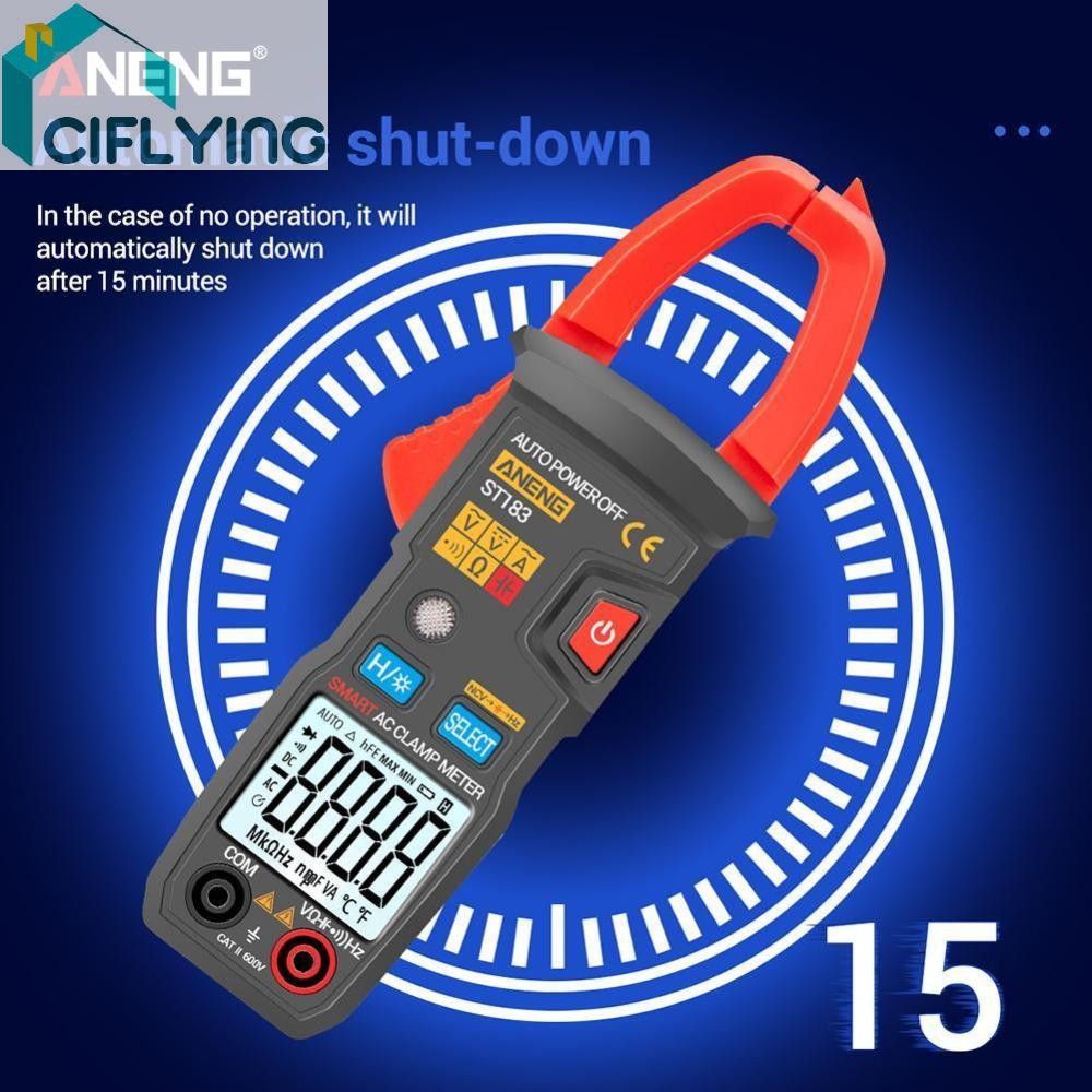 ANENG ST183 True RMS 6000 นับ LCD มัลติมิเตอร์แบบดิจิตอลช่วงอัตโนมัติ [Ciflying.th]