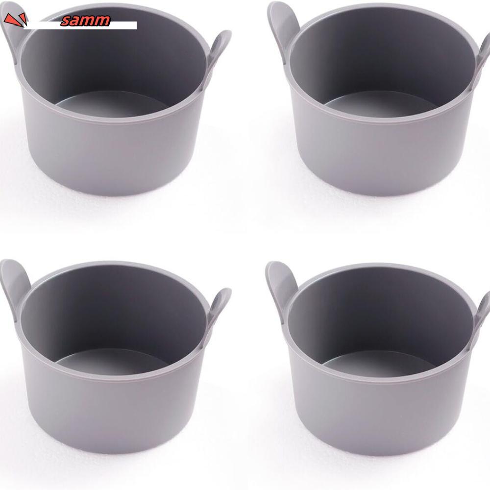 SAMM Eggs Ramekins, Air Fryer Silicone Air Fryer Egg Poacher Moulds, Soft Tool Accessories Meal เตรี