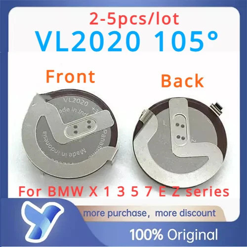 2-5 ชิ้น/ล็อต VL2020 105 องศา VL2020 พร้อมขา 105 องศาสําหรับกุญแจรถ BMW BMW X 1 3 5 7 E Z Series จัด