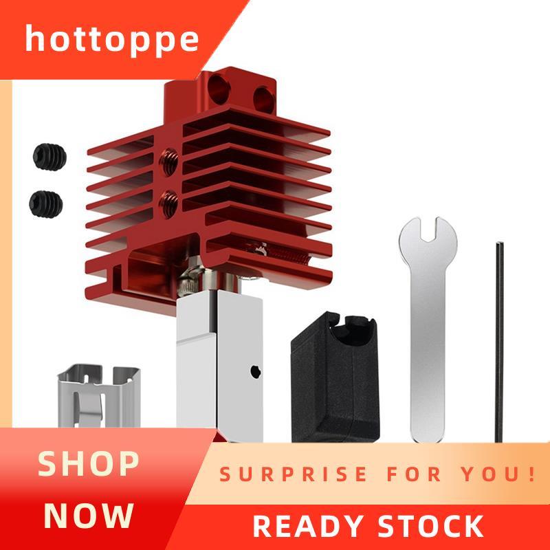 hottoppeFor Hotend Kit สําหรับ Bambu P1P/P1S/X1/X1C Extruder Hotend เหล็กชุบแข็งหัวฉีดอัพเกรด 2.0 Ho