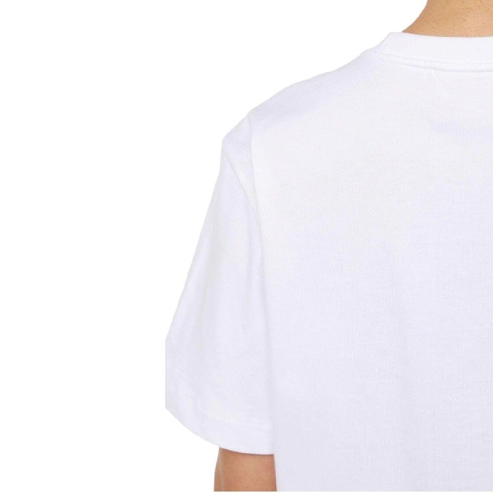CALVIN KLEIN เสื้อยืดคอกลมแขนสั้นผู้หญิง Standard Logo ทรง Relaxed รุ่น 47A220G YAA – สีขาว ราคา ถูกที่สุด ดีลบีเคเค แกลเลอรีภาพที่ 5