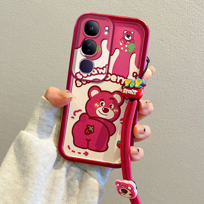 เคส VIVO Y21d เคสโทรศัพท์ซิลิโคนอ่อนนุ่มลายการ์ตูนที่เรียบง่ายและน่ารัก YX - รูปที่ 3