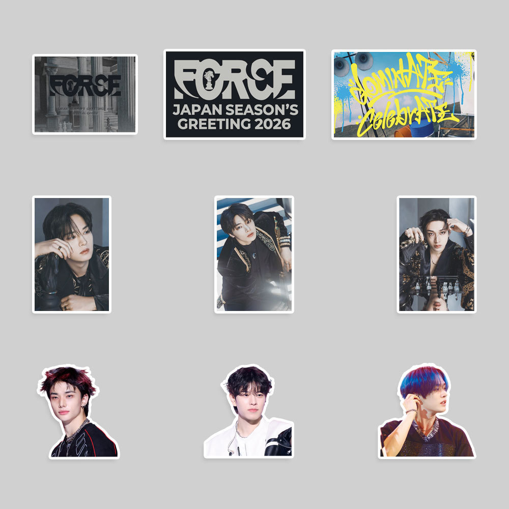 8-106pcs JAPAN 2026 FORCE KARMA Album SKZOO Stickers Bang Chan Lee Know HyunJin Han Felix Seungmin I