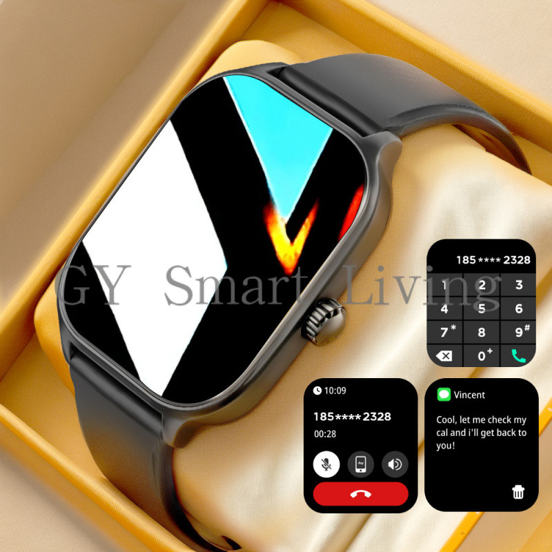 (Laxasfit)Smartwatch H9 Promax นาฬิกาสปอร์ต Touch Digital Calls บลูทูธเพลง Heart Rate/เครื่องวัดความ