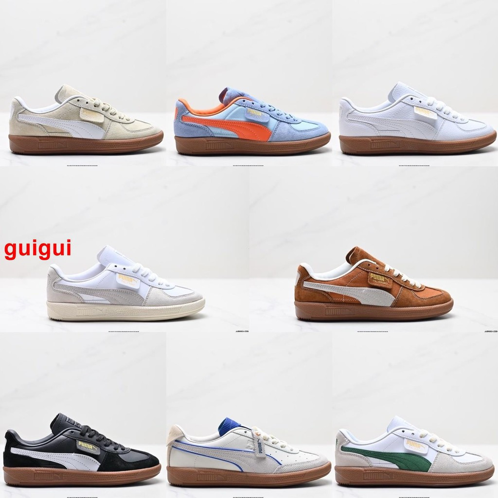 คลังสินค้าพร้อม Palermo Vintage Unisex Low-Top Anti-Slip Wear-Resistant German Training Shoes Casual
