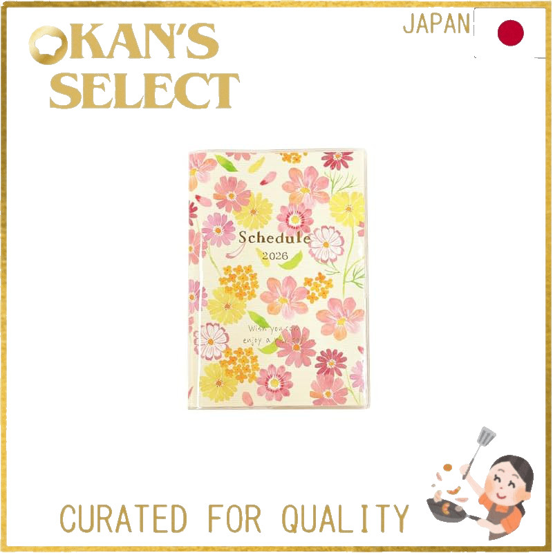 "Naminami A6 Monthly Planner 2026 - Cosmos Design (Starts October 2025)",Direct from Japan
