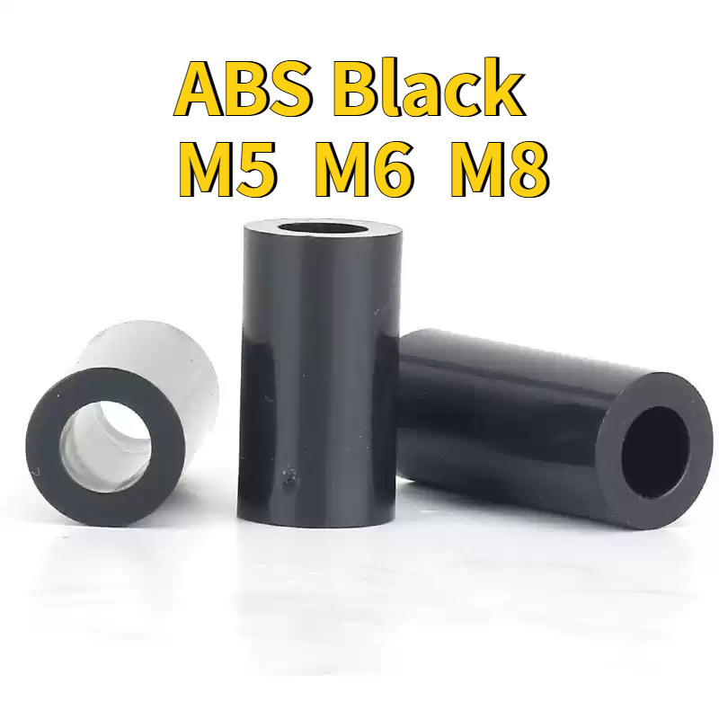 คอลัมน์แยก ABS สีดําผ่านคอลัมน์แขนไนลอน, คอลัมน์แยกฉนวน M5/M6/M8 GZ-MB