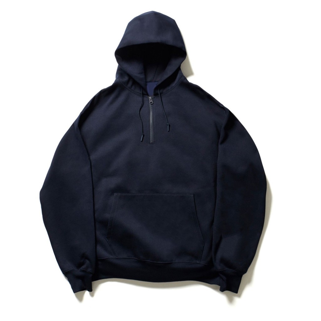 DAIWA PIER39 TECH HALF ZIP SWEAT HALF Zipper Heavy Hooded Sweatshirt Hoodie ผู้ชายผู้หญิง
