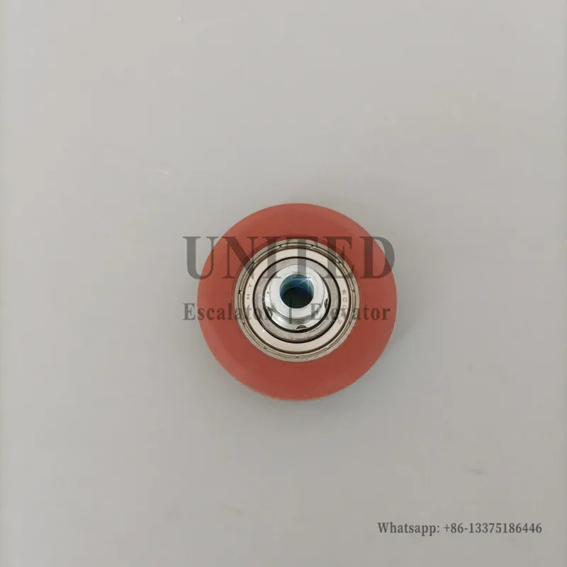 1pcs KM89627G02 52*16*6003 ลิฟท์ Double Groove เชือกลวด Roller OD52 มม.W16 มม.แบริ่ง 6003 ลิฟท์อะไหล