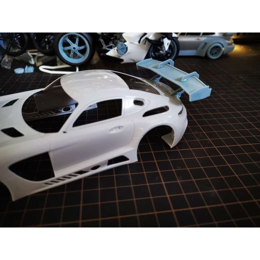 Mile Model Play 1/24 R8 LMS GT3 AMG GT Bracket Boom Arm Resin Model Kit