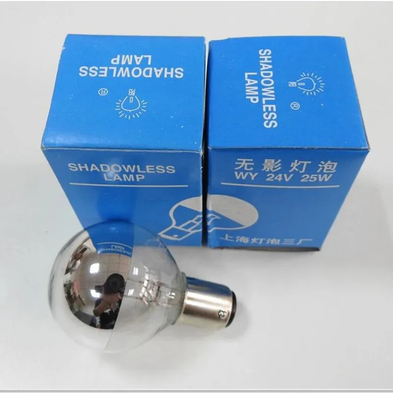 10 ชิ้น/ล็อตพร้อมบรรจุภัณฑ์เดิม 24V 25W BA15d โคมไฟ, 24V25W H016164 ชามเงินครึ่งหลอดเงา