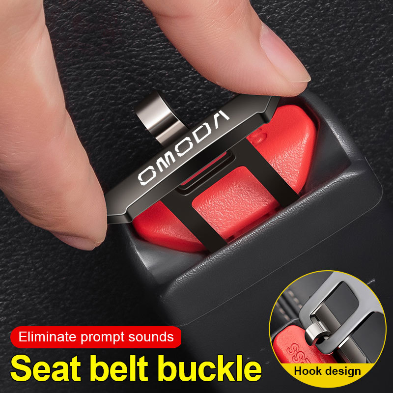 1/2pcs Omoda เข็มขัดนิรภัยรถยนต์สําหรับ Chery Omoda 5 C5 EV E5 S5 C9 สังกะสีอัลลอยด์เข็มขัดนิรภัยท่อไอเสียอุปกรณ์เสริม