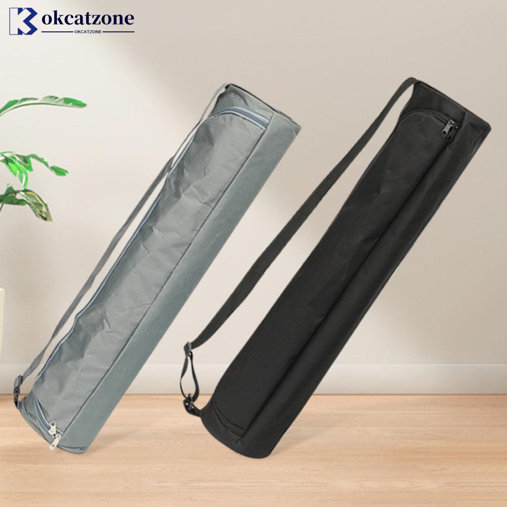 OKCATZONE 72x16 ซม.600D Oxford เสื่อโยคะกระเป๋าปรับสายคล้องไหล่ขนาดใหญ่ความจุพับ Carrier สําหรับ Gym