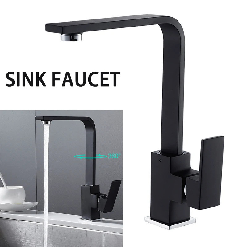 Bathroom Basin Sink Faucet Single Lever Metal Water Sink Faucet Durable and Sturdy Modern Saving Sin