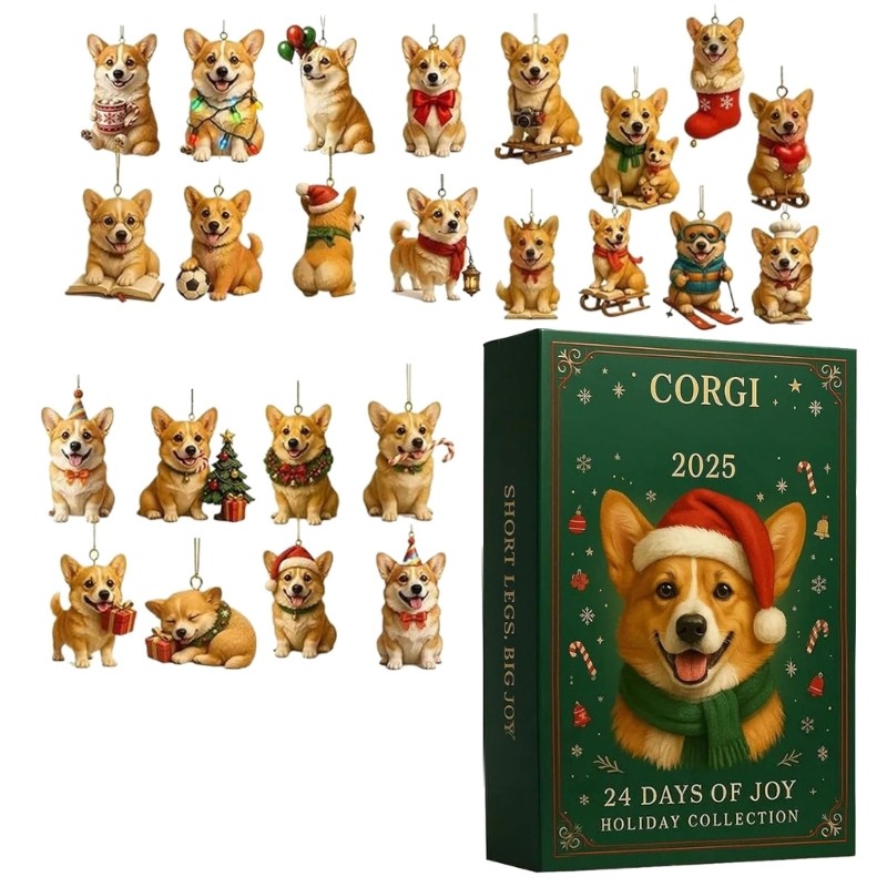 Gonna 24 Days Surprise Advent Calendar Christmas Advent Calendar With Acrylic Charm