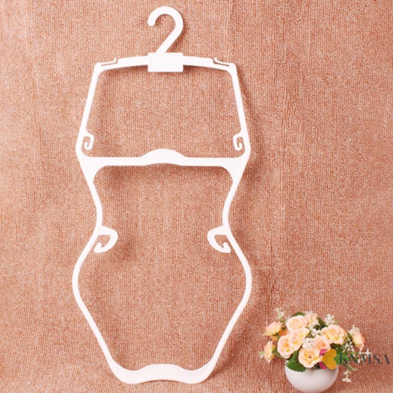 KNMSA] Body Shape Joystick Hanger พับได้ทนทานตู้เสื้อผ้า Organizer ชุดว่ายน้ําแขวนสําหรับตู้เสื้อผ้าสําหรับร้านค้า Boutiques Show Window ห้องนอน สนนนเดิม neck คอเต่า