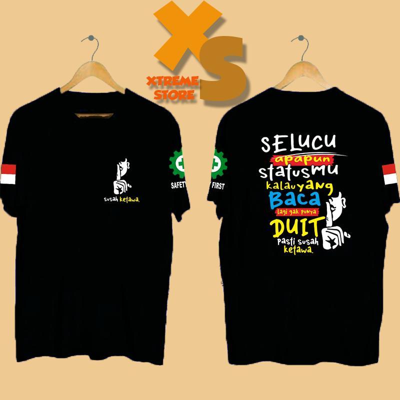 // เสื้อยืด Distro สําหรับผู้ชายน่ารักเหมือน Status // XTREME-STORE