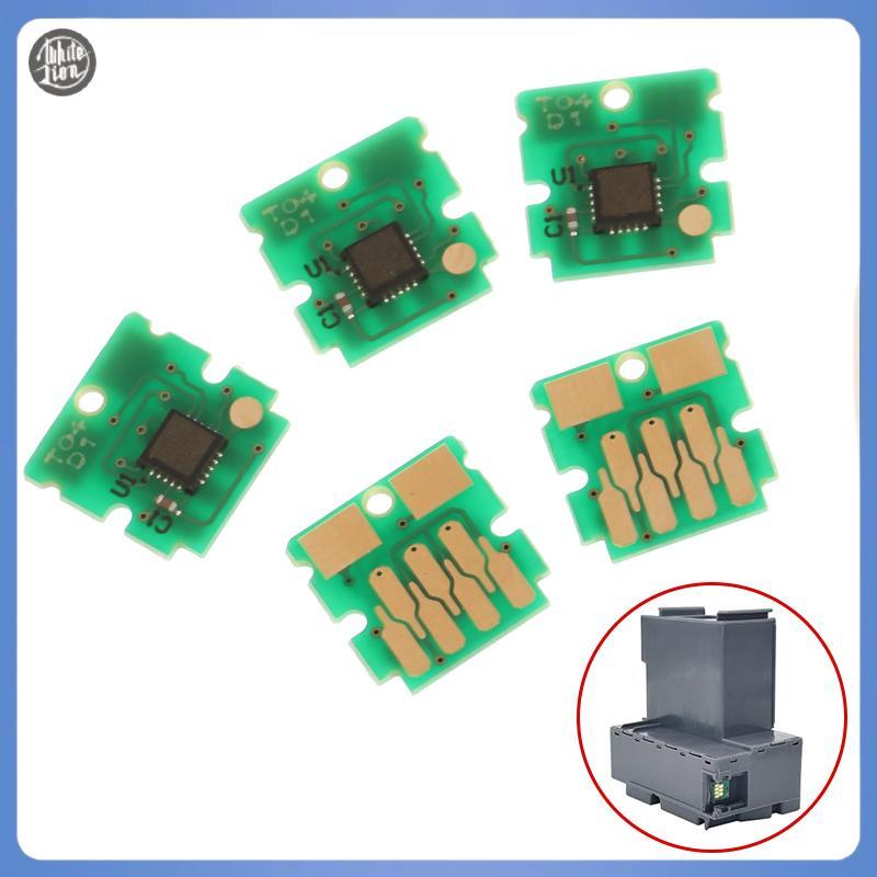 WL| 1/5Pcs T04D100 T04D100 T04D1 EWMB2 หมึกกล่องบํารุงรักษาชิปสําหรับ EPSON L6160 L6168 L6170 L6178 
