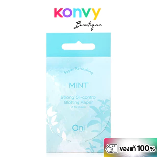Oni Strong Oil Control Blotting Paper 100 Sheets โอนิ กระดาษซับมัน 100แผ่น.