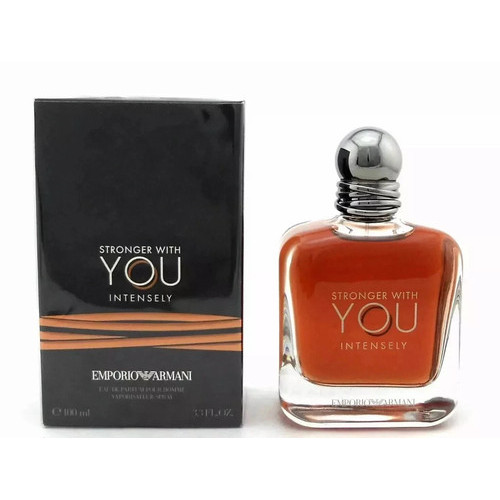 Armani Stronger With You Intensely EDP Spray 3.3oz for Men กล่องใหม่จัดส่งฟรี